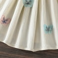 thumbnail image 5 of MEZZALL Girls Summer A-Line Dress With Embroidery Flutter Sleeves For Casual Outings And Parties 18-24 Months Relaxed Fit Baby Wear, 5 of 6