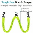 thumbnail image 5 of Dual Dog Leash, Double Dog Leash, 360 Swivel No Tangle Walking Leash, Shock Absorbing Bungee for Two Dogs, Large (25-150 lbs), 5 of 6