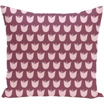 Simply Daisy 16" x 16" Tulips Floral Print Outdoor Pillow