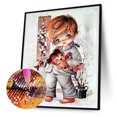 thumbnail image 1 of Cuadros Decorativos Chica de dibujos animados 5D DIY Diamond Painting Kits Full Round Drill Wall Decor (A6095) Ehuebsd embutido en tela, 1 of 8