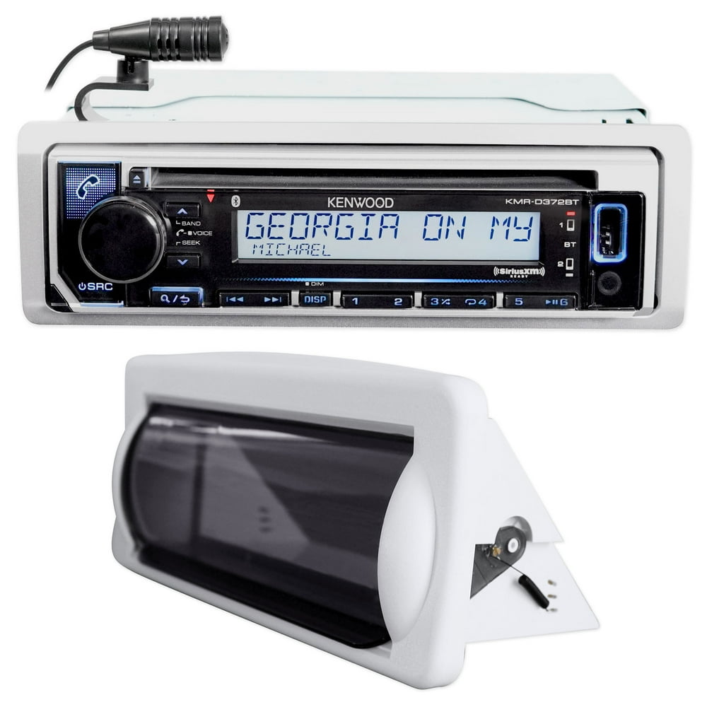 Kenwood KMRD372BT Marine Bluetooth CD Receiver USB/Android/iPhone