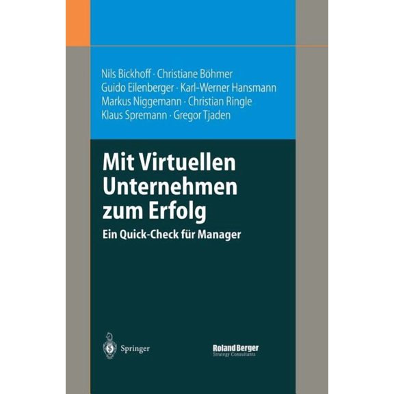 Mit Virtuellen Unternehmen Zum Erfolg: Ein Quick-Check FÃ¼r Manager, (Paperback)
