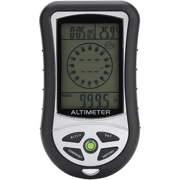 FYBTO Altimeter Watch, 8 in 1 Multifunctional Outdoor Digital Compass LCD Altimeter Barometer Thermometer Weather Forecast Clock Altimeter For Hiking Altimeter-0625