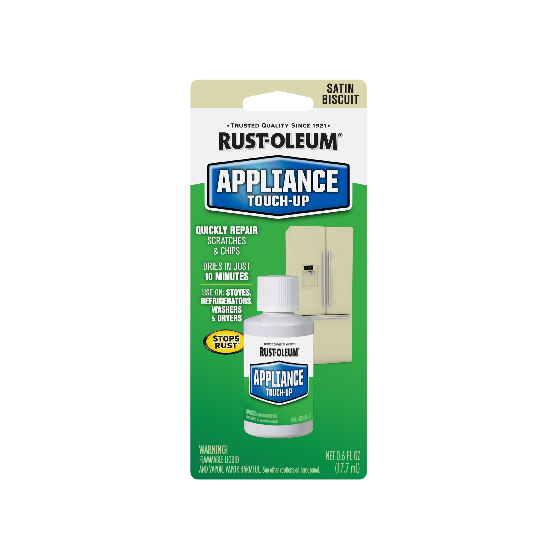 6 Pack, Biscuit, Rust-Oleum Specialty Gloss Appliance Touch-Up- 0.6 oz