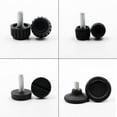 thumbnail image 1 of Base de hierro con base negra y patas ajustables, estables y antideslizantes, para muebles, con base ajustable, de plástico, para exhibir tazas, 1 of 1
