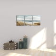 thumbnail image 3 of Abstract Beach Picture Wall Art: Coastal Grass Seascape Artwork Print on Canvas for Walls (12”x16”x3pcs), 3 of 6