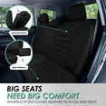 thumbnail image 5 of FH Group Universal Fit Car Seat Covers for SUV, VAN Sedan 3D Air Mesh -  3 Row Full Set Black, 5 of 8