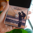 thumbnail image 2 of To My Daughter Greatest Daughter From Dad Infinity Knot Necklace Message Card, 2 of 17