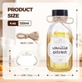 thumbnail image 2 of Botella de vidrio Elumeiro Boston de 120 ml con tapa, paquete de 12 unidades, transparente, 2 of 7