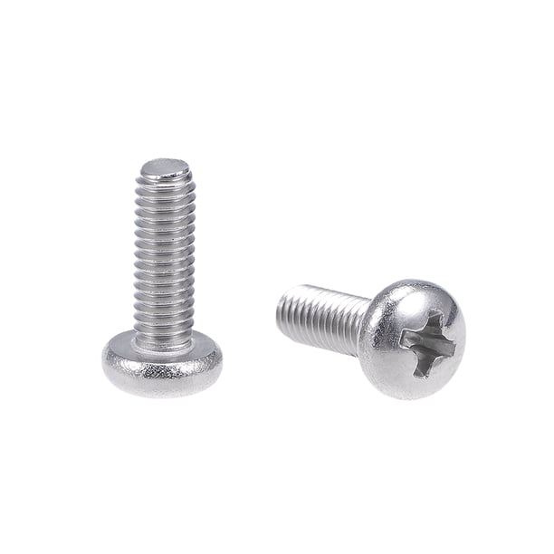 Tornillos de máquina M4x12mm Unique Bargains, tornillos de cabeza Phillips en forma de cruz, sujetadores, pernos, 20 piezas