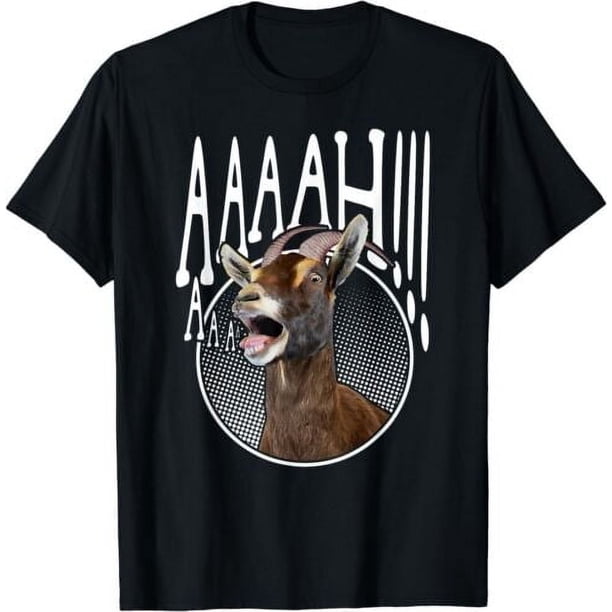 Ahhh Screaming Goat Gift - Camiseta divertida para amantes de las cabras, talla S-5XL