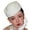 White, variant on Sophisticated Ladies Felted Cap Hepburn Charm Design Spring Autumn Outfits Hat