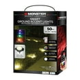 thumbnail image 3 of Monster Smart Lighting Outdoor Ground Lights, RGBICWW Multicolor Accent LED Yard Lights, for Christmas, Halloween, Party, Gameday and More, 50 ft, 3 of 9