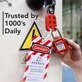 thumbnail image 5 of Danger Do Not Operate Labels Warning Maintenance Labels Baggage Tags for Locking Labels, Equipment Repair, 5 of 5