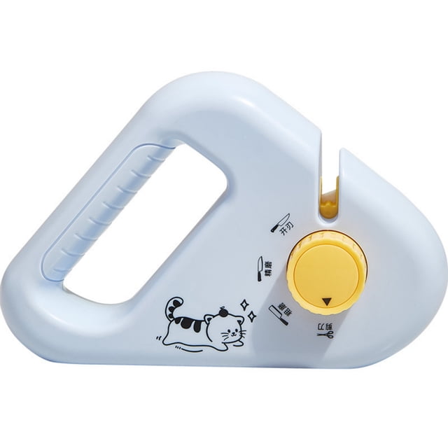 Oliegs Blanket 4 In 1 Sharpener With Ergonomic Grip For Kitchen Home And Outdoor Use Advanced Grinding Head For Precision Sharpening And