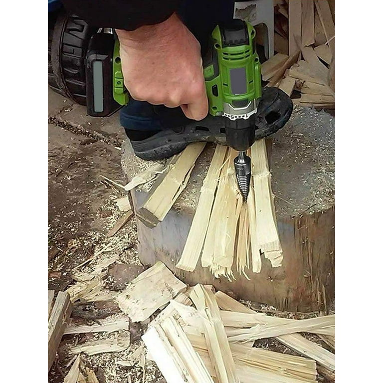 Drill powered 2024 log splitter