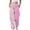 503_Pink, variant on Pants for Women Loose Breathable Gradient Casual Pants Side Pockets Leg Opening Drawstring Seasonal Casual Pants Pink M Trousers