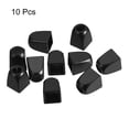 thumbnail image 3 of Uxcell 10Pack 4mm Metal Bell Stopper Square Cord Ends Lock Rope Fastener, Black, 3 of 6