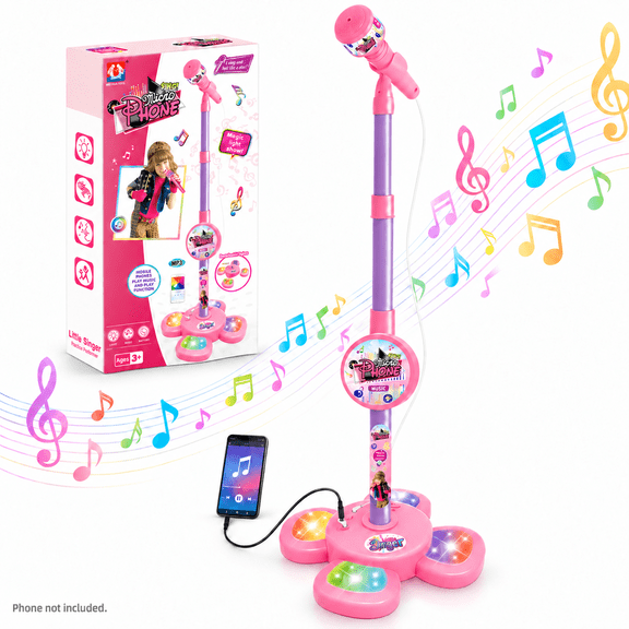 Kids Microphone Toys for Girls 3 4 5 6 7 Year Old, Karaoke Microphone Singing Kids Toys for Girls 3-6 Years Toddlers