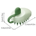 thumbnail image 2 of Soft Wall-Mounted Shampoo Brush, Antipruritus Comb for Scalp and Skin Massage, Comfortable Grip for Wet and Dry Use, Ideal for Bath and Spa Experience, 2 of 2