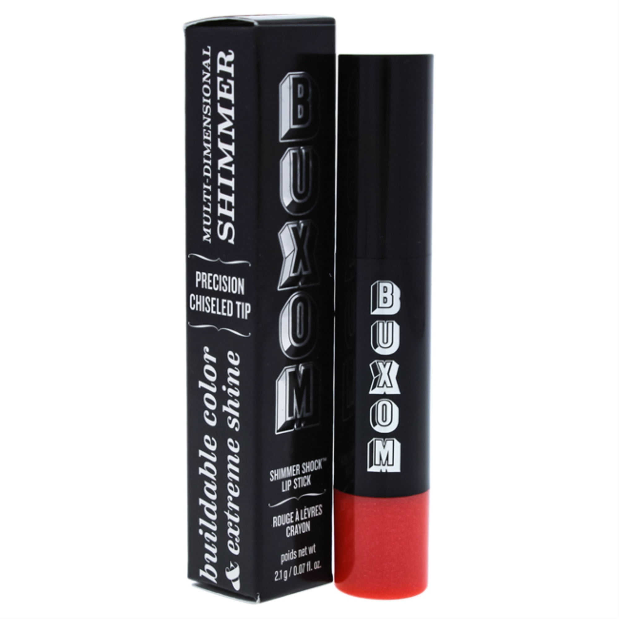 Shimmer Shock Lipstick - Uncontrollable by Buxom for Women - 0.07 oz Lipstick