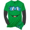 TMNT - Men's Big Face Tee and Beanie Combo
