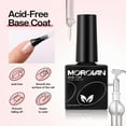 thumbnail image 4 of Morovan Gel Base And Top Coat Set 2Pcs 10ml Gel Polish No Wipe Clear Gel Top Coat For UV Light, 4 of 8