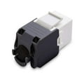 thumbnail image 3 of 10-Pack Cat6A RJ45 Jack - Cat6 Compatible -180 Degree Toolless -Ethernet Wall Jack -Cat6A Network Coupler, 3 of 5