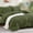04-Olive Green, variant on ANGENIA Bed in a Bag Queen Comforter Set Beige, 7 Pieces Bedding Comforter Sets for Queen Size Bed, Boho Cream Cozy Fluffy Tufted Bed Sets with Comforter, Sheets, Pillowcases & Shams