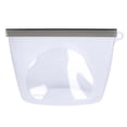 thumbnail image 2 of Reusable Silicone Food Storage Bag Clear Window Design Airtight Seal Refrigerator Freezer Food Pouch, 2 of 4