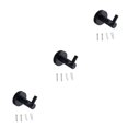 thumbnail image 2 of Billuyoard Gancho de baño Colgador de acero inoxidable Adhesivo Colgando Ganchos montados en la pared Decoración Toallas Estante Suministros Albornoz Type1 NO1 Billuyoard CBP183903, 2 of 6