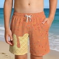 thumbnail image 4 of WAYUTE Boys Swim Trunks Elasitc Waisted Swim Shorts Soft Comfortable Bathing Suit Kids Outdoor Playwear Casual Surfing Swimming, 4 of 4