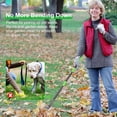 thumbnail image 4 of Non-Breakable Pooper Scooper, Dog Pooper Scooper Tray & Rake Set with Adjustable Stainless Steel Long Handle for Large Medium Small Dogs (Green), 4 of 14