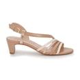 thumbnail image 4 of Ros Hommerson Lettie Women Adjustable Heel Strap Sandal In Rose Gold Leather, 4 of 5