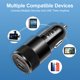 thumbnail image 1 of Cargador de coche rápido Mini USB Tipo C 3.1A 15W PD Adaptador de teléfono móvil (Negro), 1 of 6