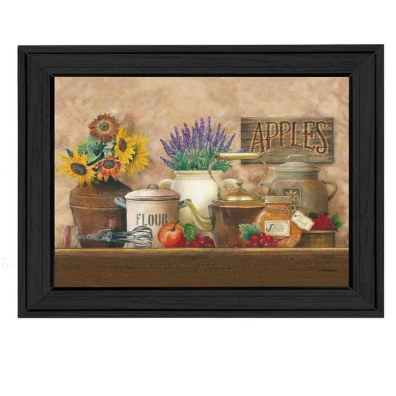 Antique Kitchen By Ed Wargo Printed Framed Wall Art Wood Multi-Color