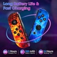 thumbnail image 2 of Game Controllers Compatible with Nintendo Switch, Switch Controller Replacement, Support Dual Vibration, Motion Control, Wake-up Function, 2 of 6