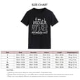 thumbnail image 4 of Camiseta con estampado de letras, camisa holgada de manga corta de gran tamaño para vacaciones, linda camisa divertida para mujer, verano, negro, S, 4 of 4