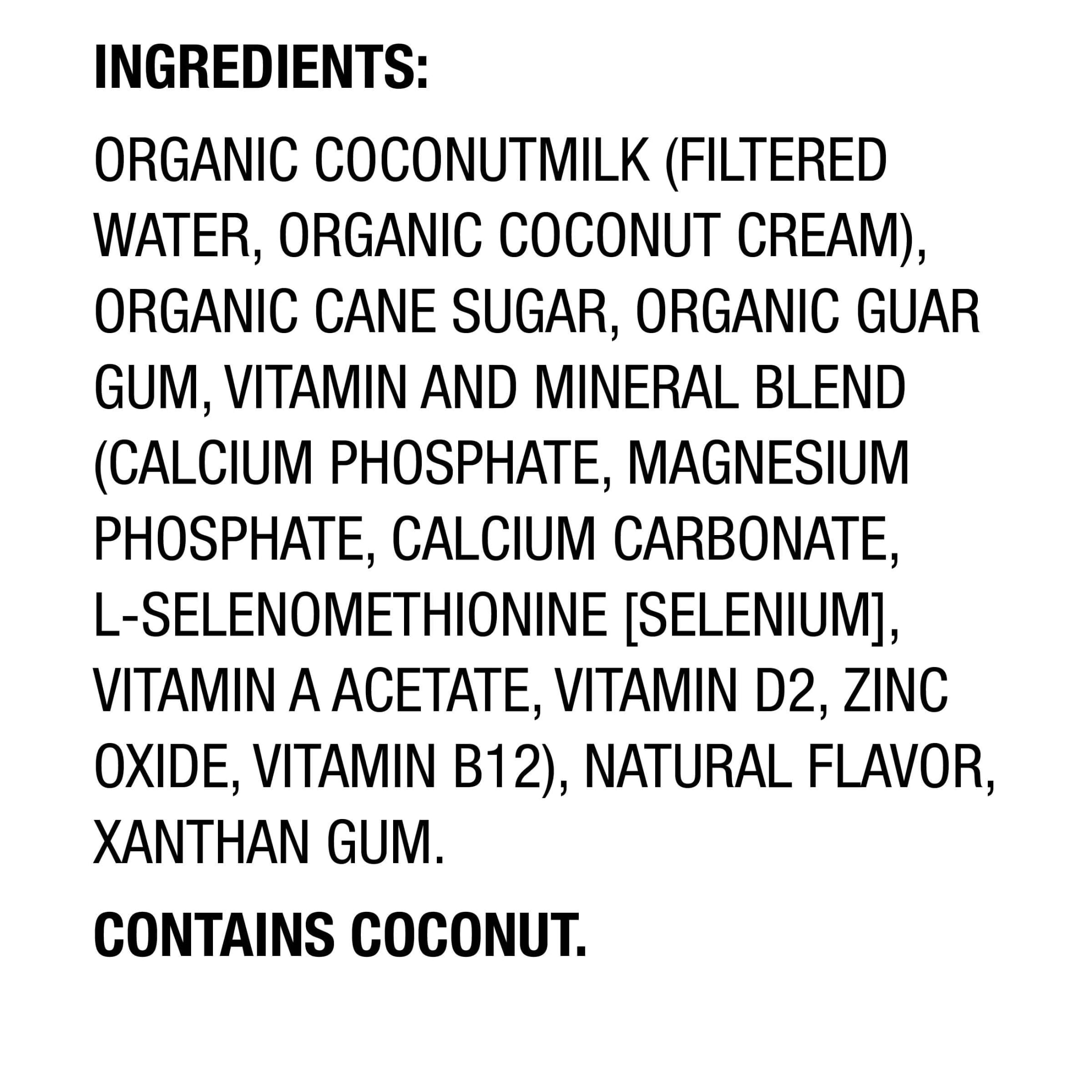 So Delicious Dairy Free Shelf Stable Vegan and Gluten Free Vanilla Organic Coconut Milk Carton, 32 fl oz