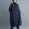 thumbnail image 2 of BLVB Puffer Jacket Womens Long Lightweight Winter Quilted Coat Down Jacket Cozy Warm Outwear with Pockets, 2 of 7