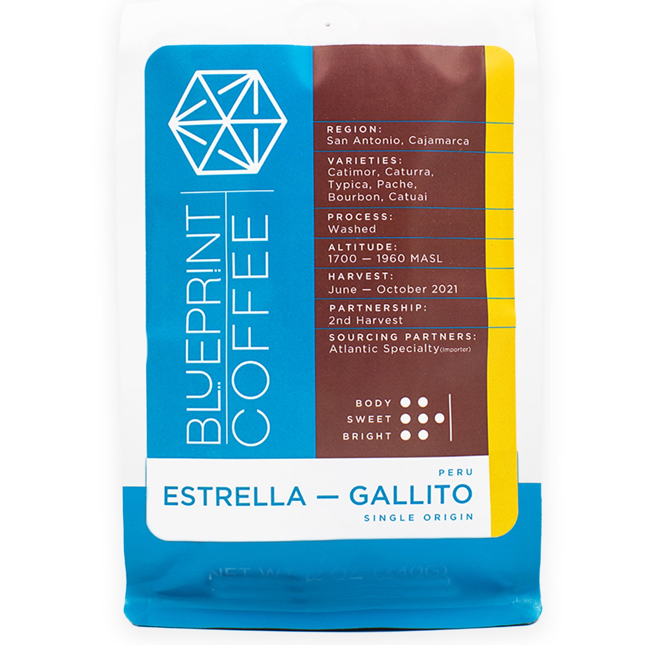 Blueprint Coffee - Seasonal Single Origin #1, Whole Bean, 10oz