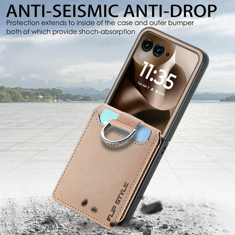 ELEHOLD Case For Motorola Razr 60/Razr 2025/Razr 2024, Shockproof Phone Case Slim Anti-Scratch
