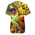thumbnail image 5 of PMUYBHF T-Shirt Imprimé à Manches Courtes Col Rond pour Femmes Printemps Été 383 TTG, 5 of 5