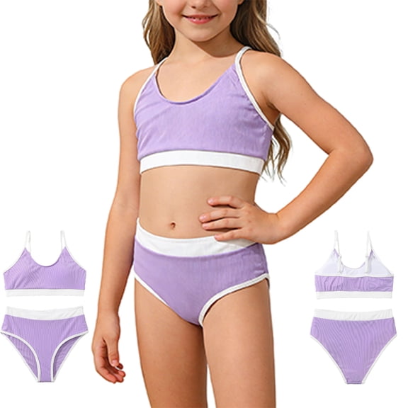 Teen Girls Swimsuit Girls Swimsuit With Shorts Two Piece Toddler Bathing Suits Girl Swimsuit Size 9-11 Years