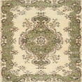 thumbnail image 1 of Ahgly Company Indoor Square Contemporary Brown Abstract Area Rugs, 6' Square, 1 of 6