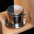 thumbnail image 3 of GROWTH TANK Coffee Maker Bean Drip Filter Infuser Vietnamese Dripper Office Baristas 7cm, 3 of 9