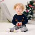 thumbnail image 2 of Kiapeise Newborn Baby Girl Knitted Romper Jumpsuit Overall Sweater Warm Winter Autumn Wool Xmas Clothes, 2 of 8