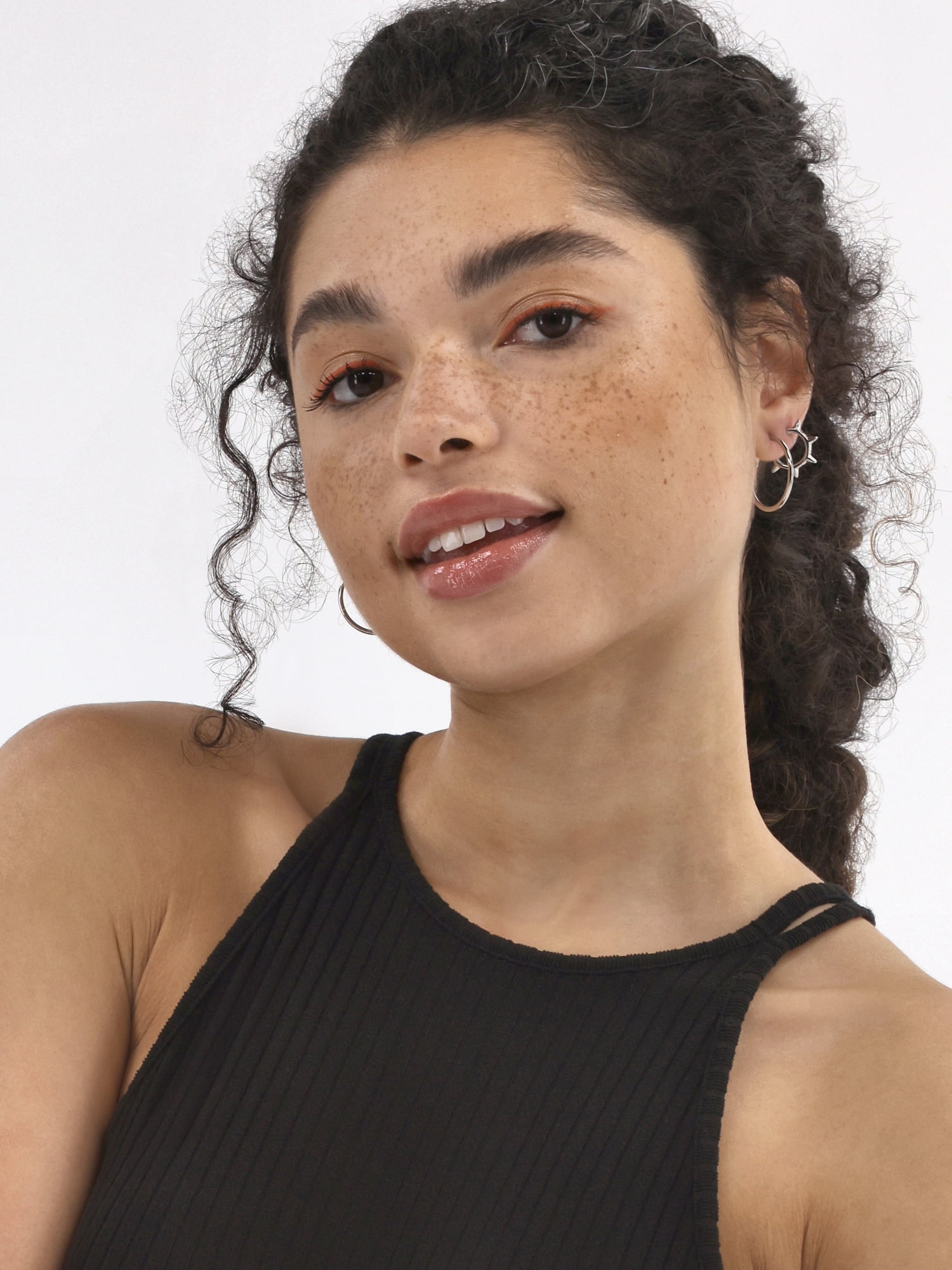 knee length dresses for ladies Acne Studios Sweden. Black Sweet Rib Layered BodyCon Racerback Midi Dress
