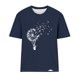 thumbnail image 3 of Blusas para las Mujeres Casual Impreso Cuello en V Manga Corta Suéter, Ligero Y Elegante Tops Cortos para las Mujeres, 3 of 4