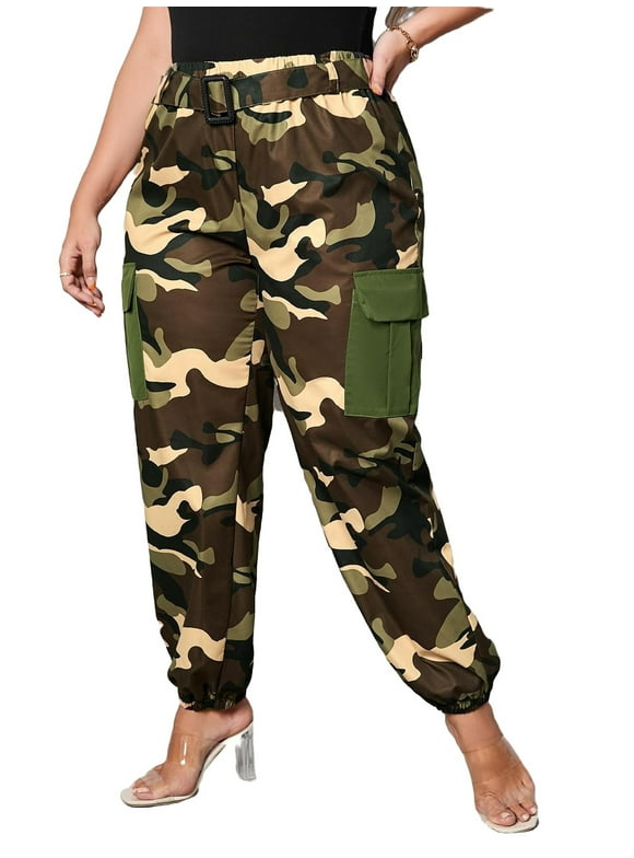 Camo Pants Plus Size Women